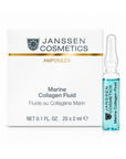 Janssen Cosmetics Marine Collagen Fluid Ampoules product packaging on a white background.
