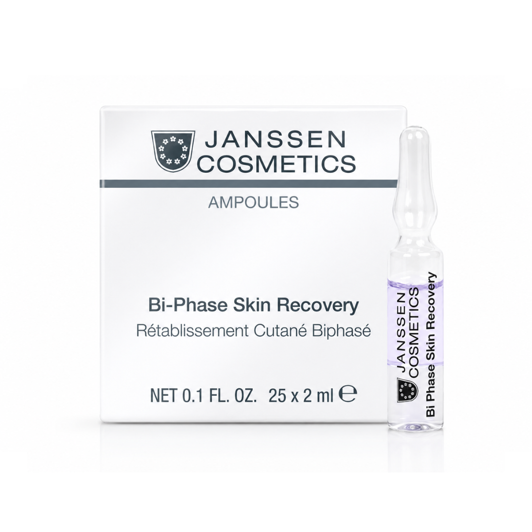 Janssen Cosmetics Bi-Phase Skin Recovery ampoules packaging on a white background