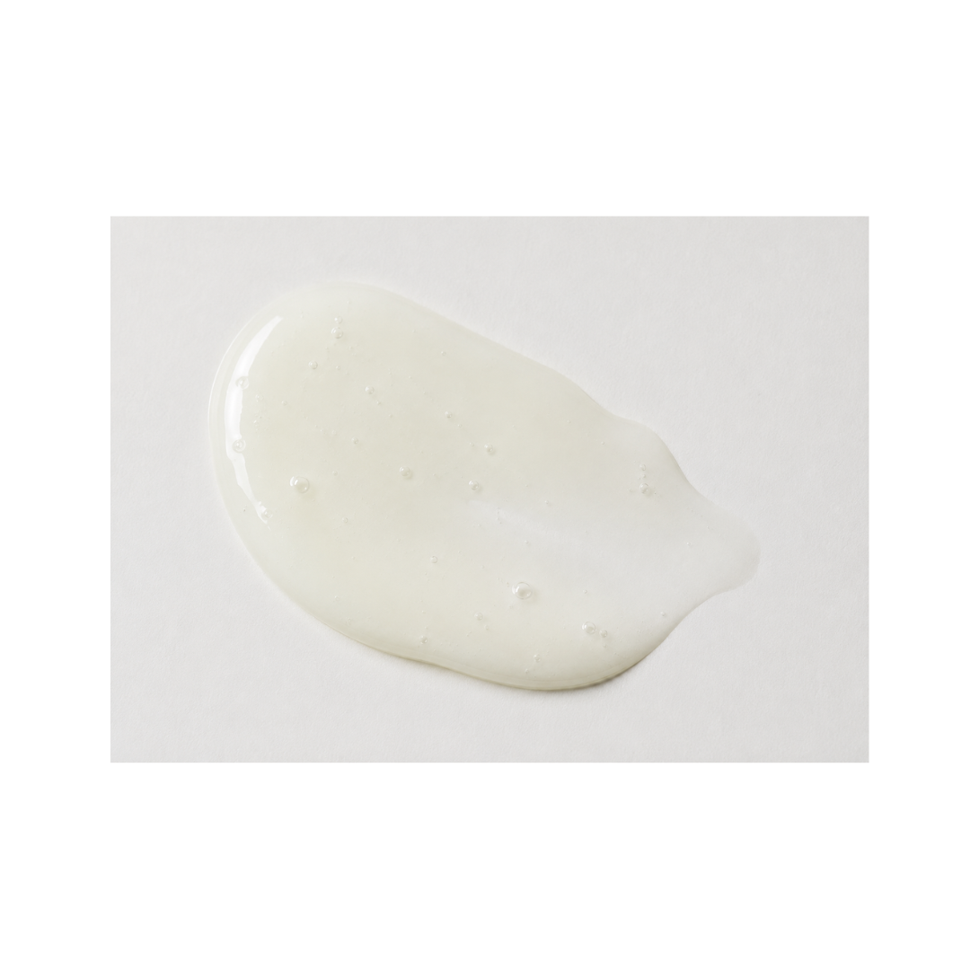 White fluid substance on a white background