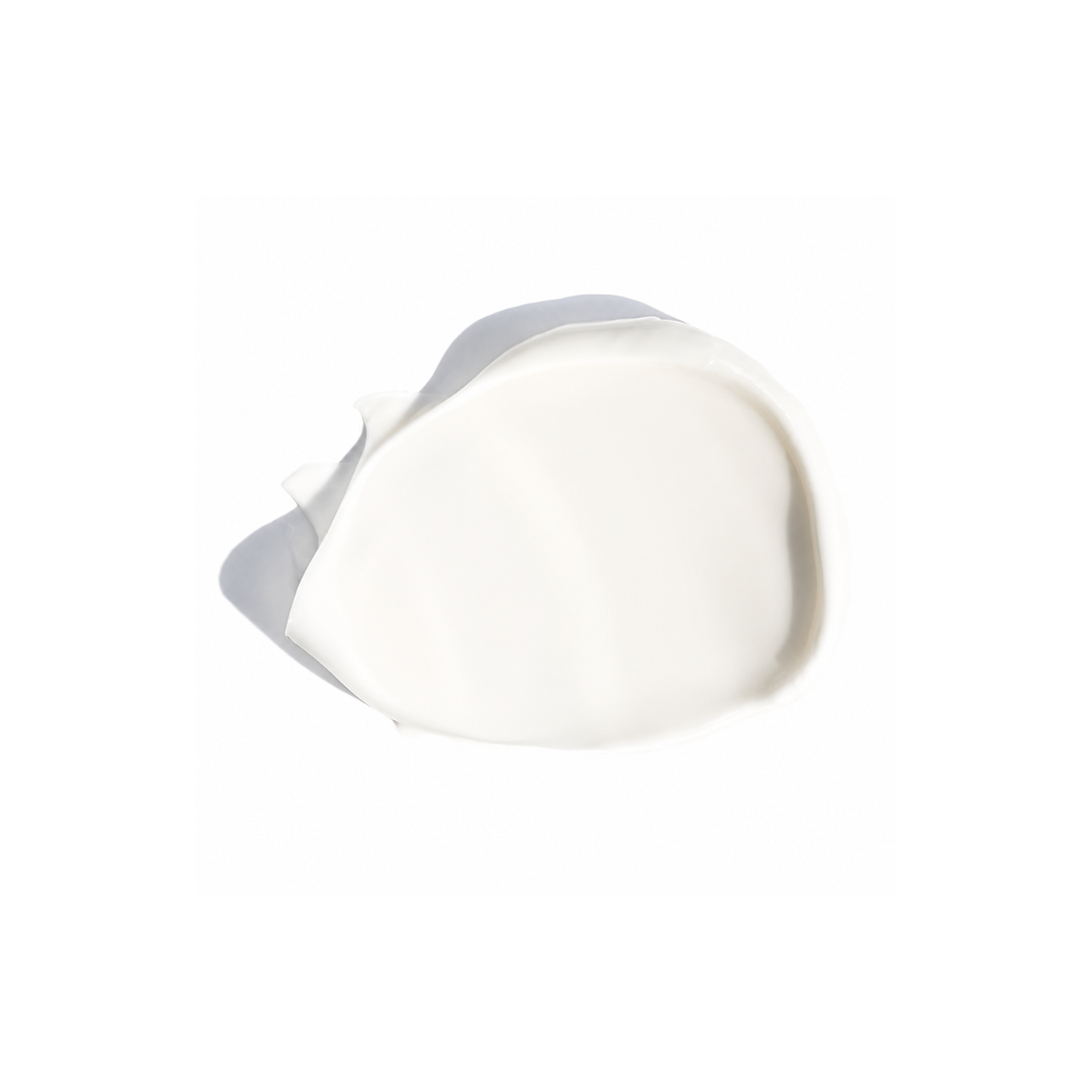 White face mask on a white background