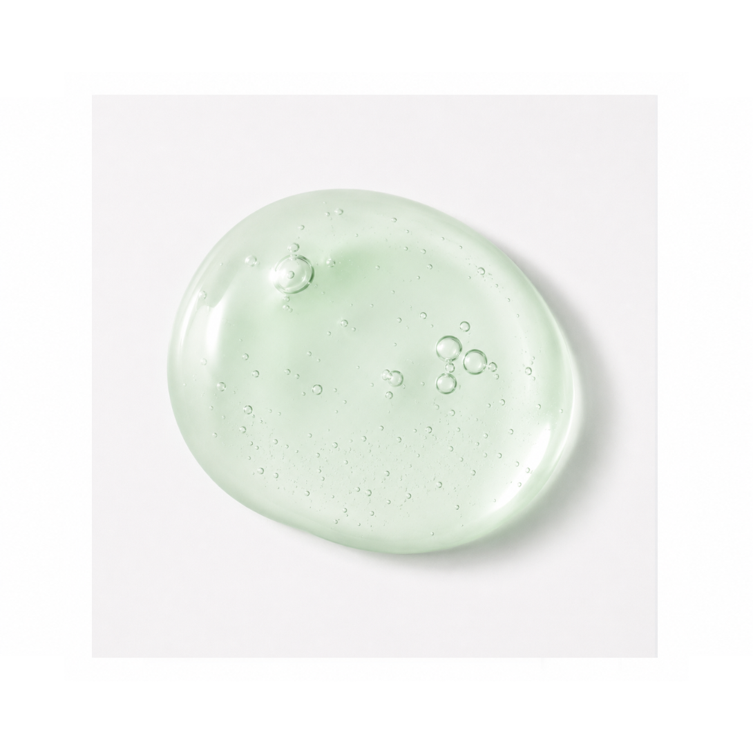 Green serum texture shot