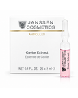 Janssen Cosmetics Caviar Extract Ampoules product packaging on a white background.