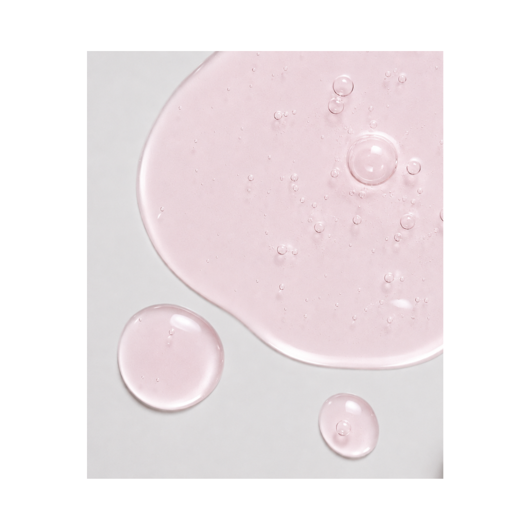 Texture of Janssen Cosmetics Eye Flash Fluid Ampoules on a white background.