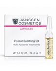 Janssen Cosmetics Instant Soothing Oil Ampoules product packaging on a white background.