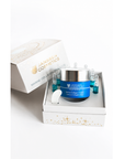 Janssen Cosmetics Marine Collagen Selection skincare set with cream jar and ampoules in a box on a white background