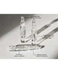 Benefits infographic for Janssen Cosmetics Radiant Skin Fluid Ampoules highlighting brighter, radiant-looking skin.
